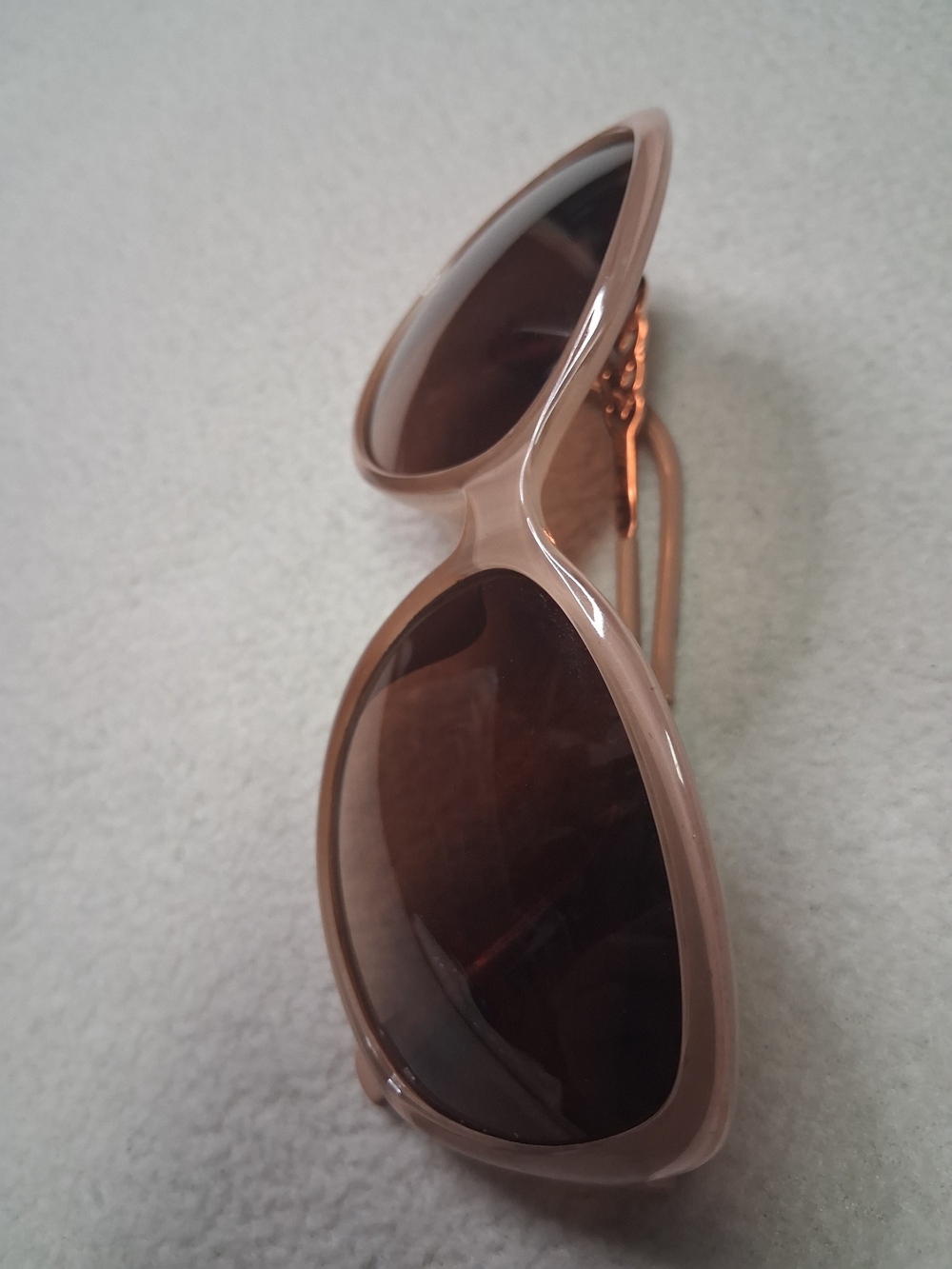 4/20$ Aldo Pink Beige Frame Sunglasses with Brown Lenses